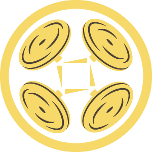 ドローンチームロゴ（黄）